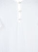 Bluse med prikket tekstur og korte ærmer, Bright White, Packshot image number 2