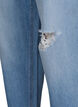 Mille mom fit jeans med sliddetaljer, Light Blue, Packshot image number 3