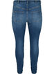 Højtaljede Amy jeans med push up, Blue denim, Packshot image number 1