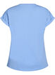 Kort&aelig;rmet t-shirt i bomuldsblanding, Bl&aring;, Packshot image number 1