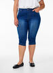H&oslash;jtaljede Amy capri jeans med super slim fit, Bl&aring;, Model image number 2