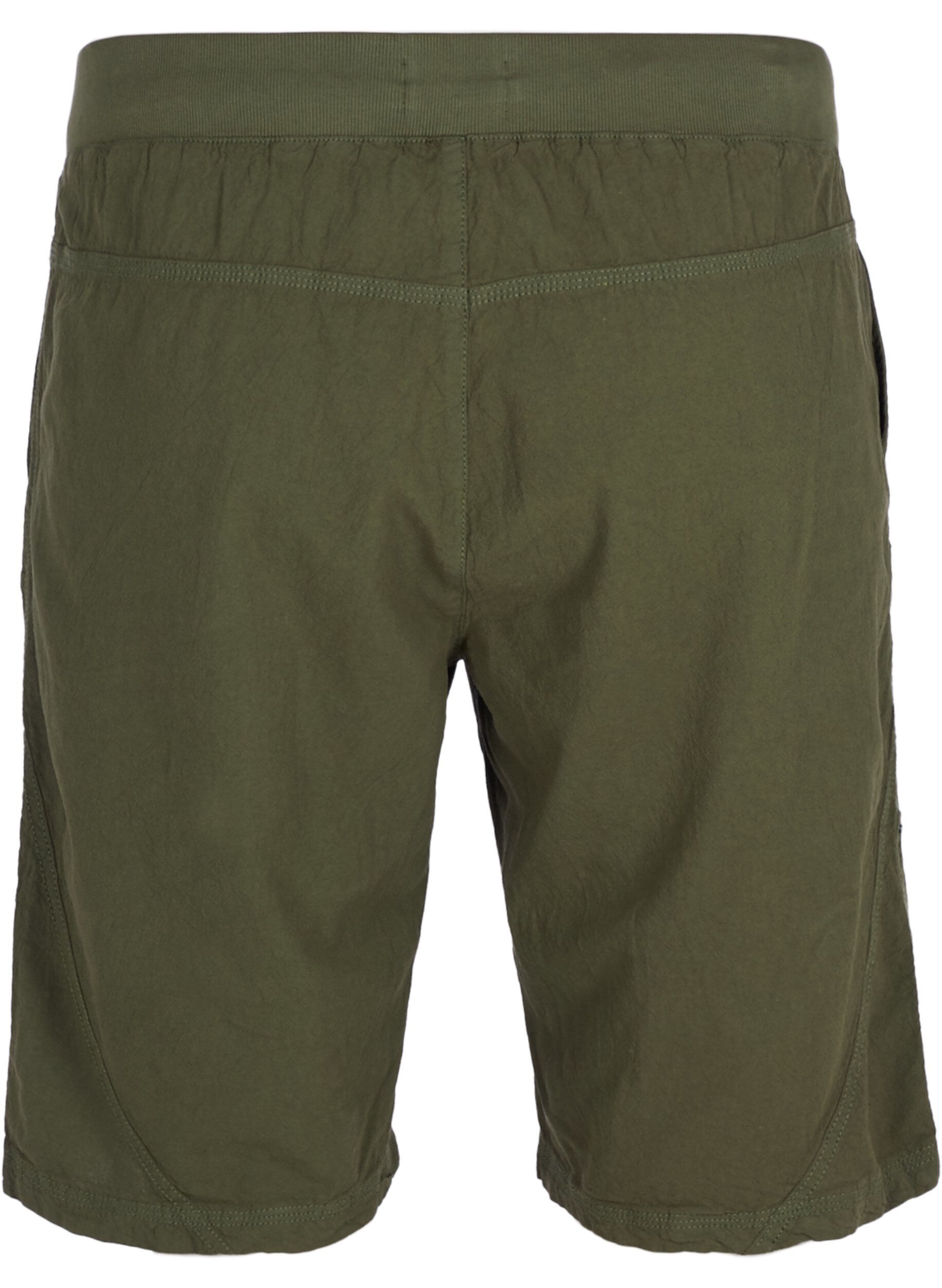 Zizzi L&oslash;se shorts i bomuld, Ivy green, Packshot image number 1