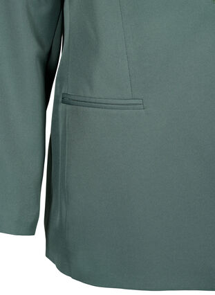 FLASH - Enkel blazer med knap, Balsam Green, Packshot image number 3