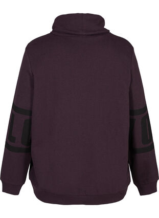Sweatshirt med høj hals, Blackberry Wine, Packshot image number 1