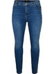 Super slim Amy jeans med høj talje, Blue denim, Packshot image number 0