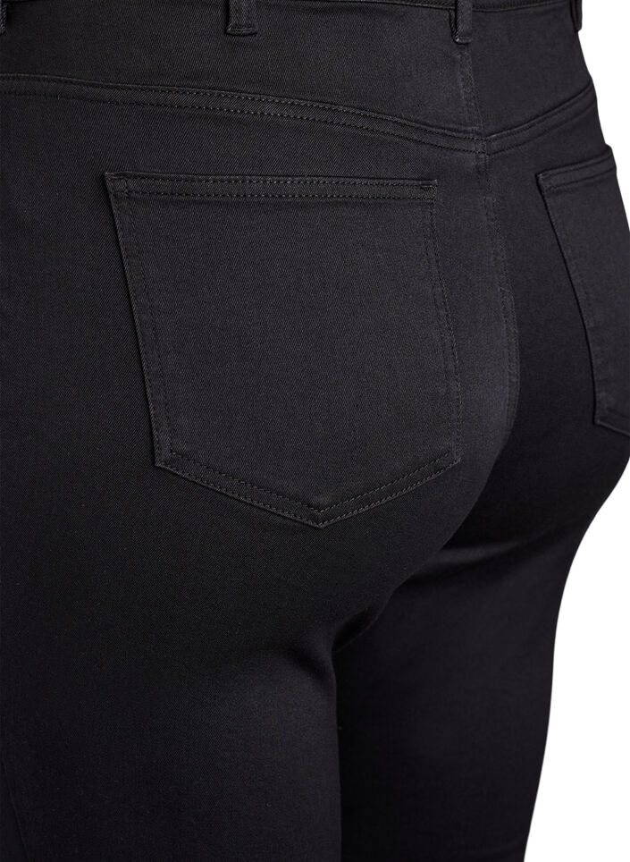 Super slim Amy jeans med h&oslash;j talje, Sort, Packshot image number 3