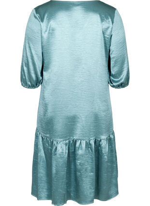 Shiny kjole med v-udskæring, North Atlantic Shine, Packshot image number 1