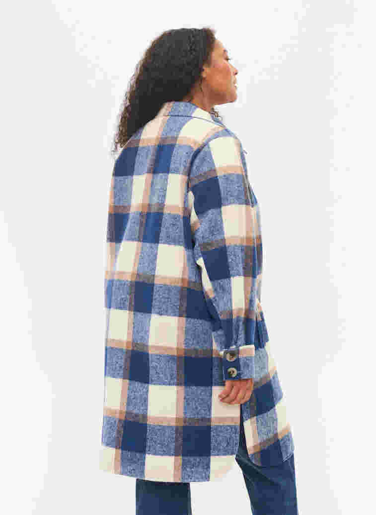 Ternet skjortejakke , Blue Check, Model image number 1