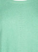 Strikbluse med rund hals, Light G. Green Mel., Packshot image number 2