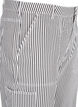Stribede cargo jeans med straight fit, Black White Stripe, Packshot image number 2