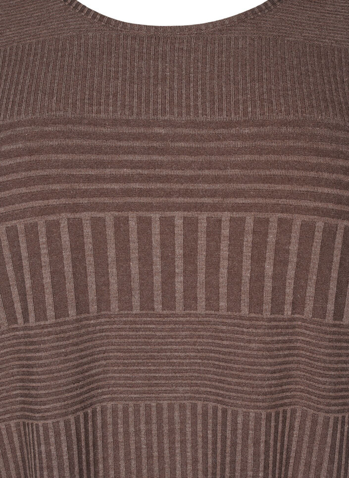 Kjole med 3/4 ærmer og stribet mønster, Ch. Martini Mel., Packshot image number 2