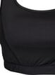 Sports-bh med racerback, Sort, Packshot image number 2