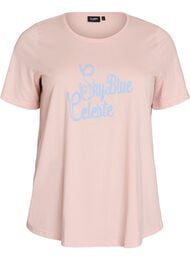 T-shirt med motiv, Lyser&oslash;d