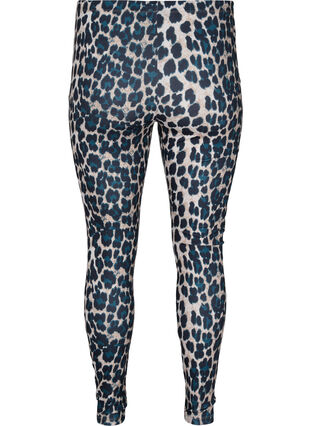 Lange leggings med leo print, Leopard, Packshot image number 1