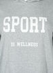 Sweat hættetrøje, Light Grey Melange, Packshot image number 2