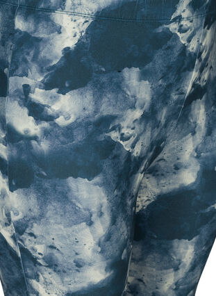 Lange leggings med print, Blue Cloud AOP, Packshot image number 2