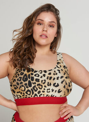 Bikini overdel, Young Leopard Print, Model image number 0