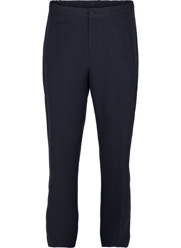 Klassiske bukser med elastik i taljen, Night Sky, Packshot image number 0