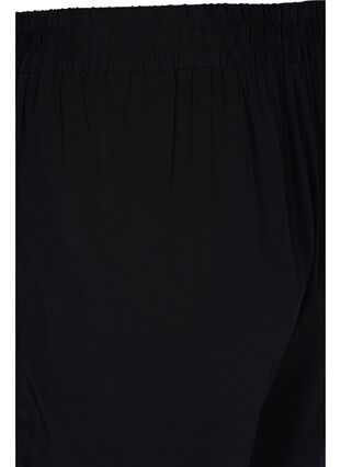 Løstsiddende shorts med blomsterprint, Black, Packshot image number 3