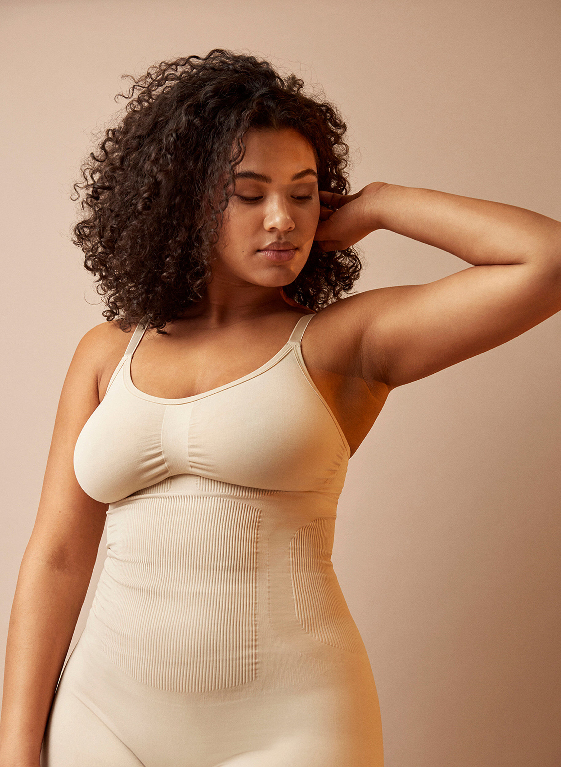 Zizzi Shapewear heldragt, Nude, Image image number 1
