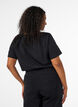 T-shirt med motiv, Sort, Model image number 2