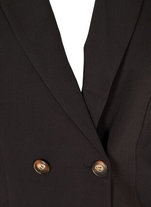 Kort blazer med pufærmer, Black, Packshot image number 2