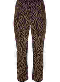 Mønstrede bukser med glitter 