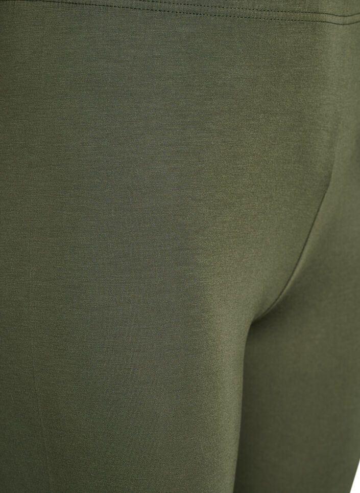 Basis 3/4 leggings i viskose, Gr&oslash;n, Packshot image number 2