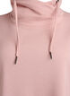 Kort sweatkjole med h&oslash;j krave og lommer, Lyser&oslash;d, Packshot image number 2
