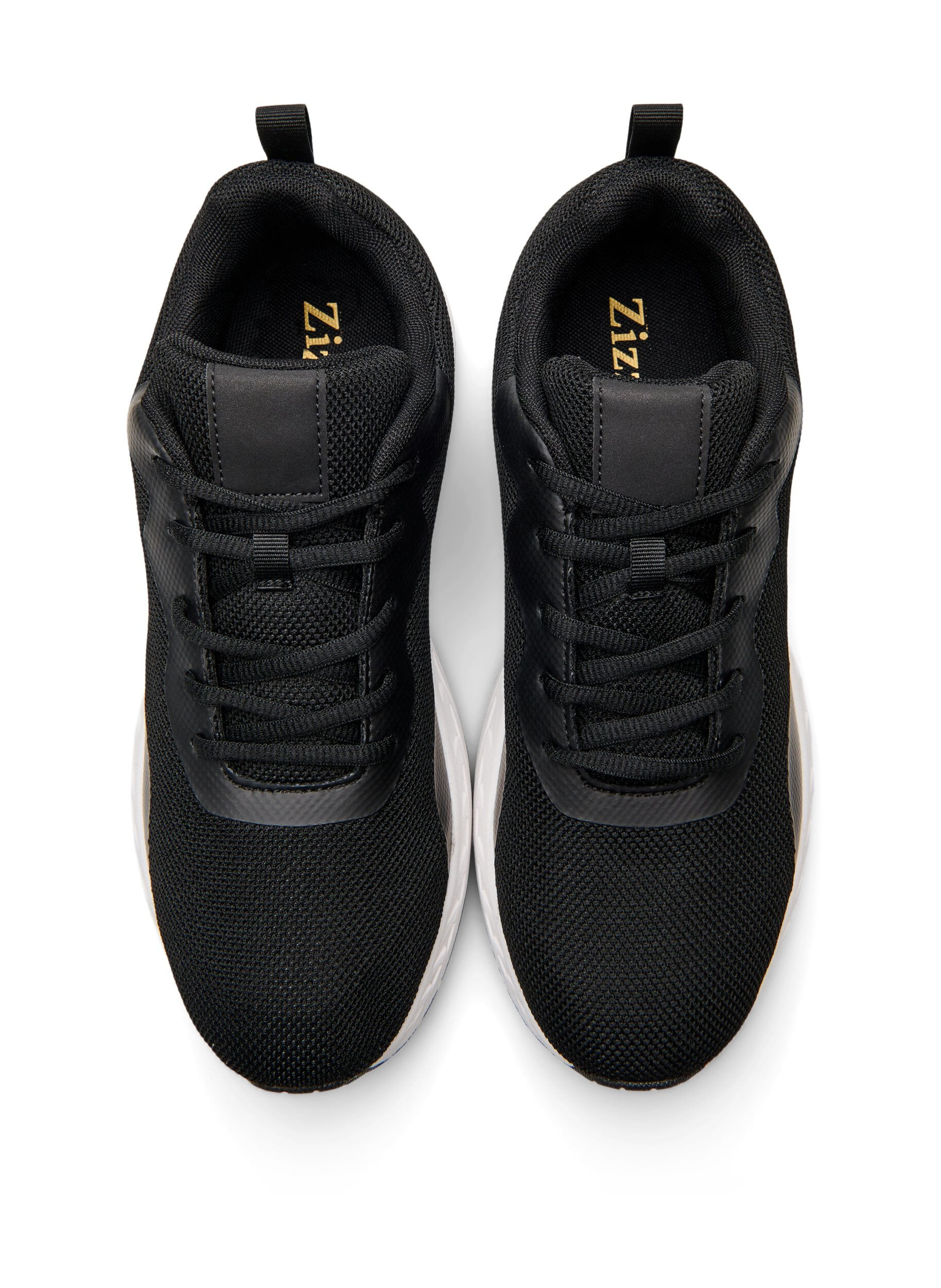 Zizzi Wide fit - Sneakers i mesh, Sort, Packshot image number 2