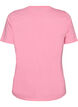 T-shirt i &oslash;kologisk bomuld med tomatprint, Lyser&oslash;d, Packshot image number 1