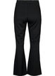 Bootcut bukser i viskosemix, Sort, Packshot image number 1