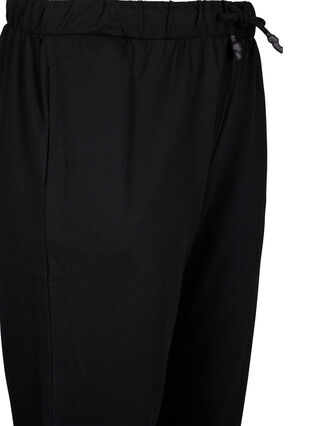 Sweatbukser med lommer, Black, Packshot image number 2