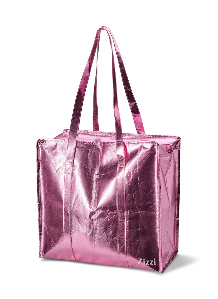 Shoppingbag med lynlås - Size - Zizzi