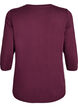 Tr&aelig;ningsbluse med 3/4 &aelig;rmer, R&oslash;d, Packshot image number 1