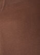 T-shirt med asymmetrisk blondekant, Brun, Packshot image number 2