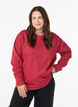 Sweatshirt med rund hals, R&oslash;d, Model image number 0