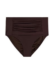 Bikini underdel med h&oslash;j talje, Brun
