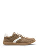 Sneakers i imiteret ruskind, Brun, Packshot image number 0