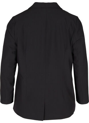 Blazer med lommer og knapper, Black, Packshot image number 1