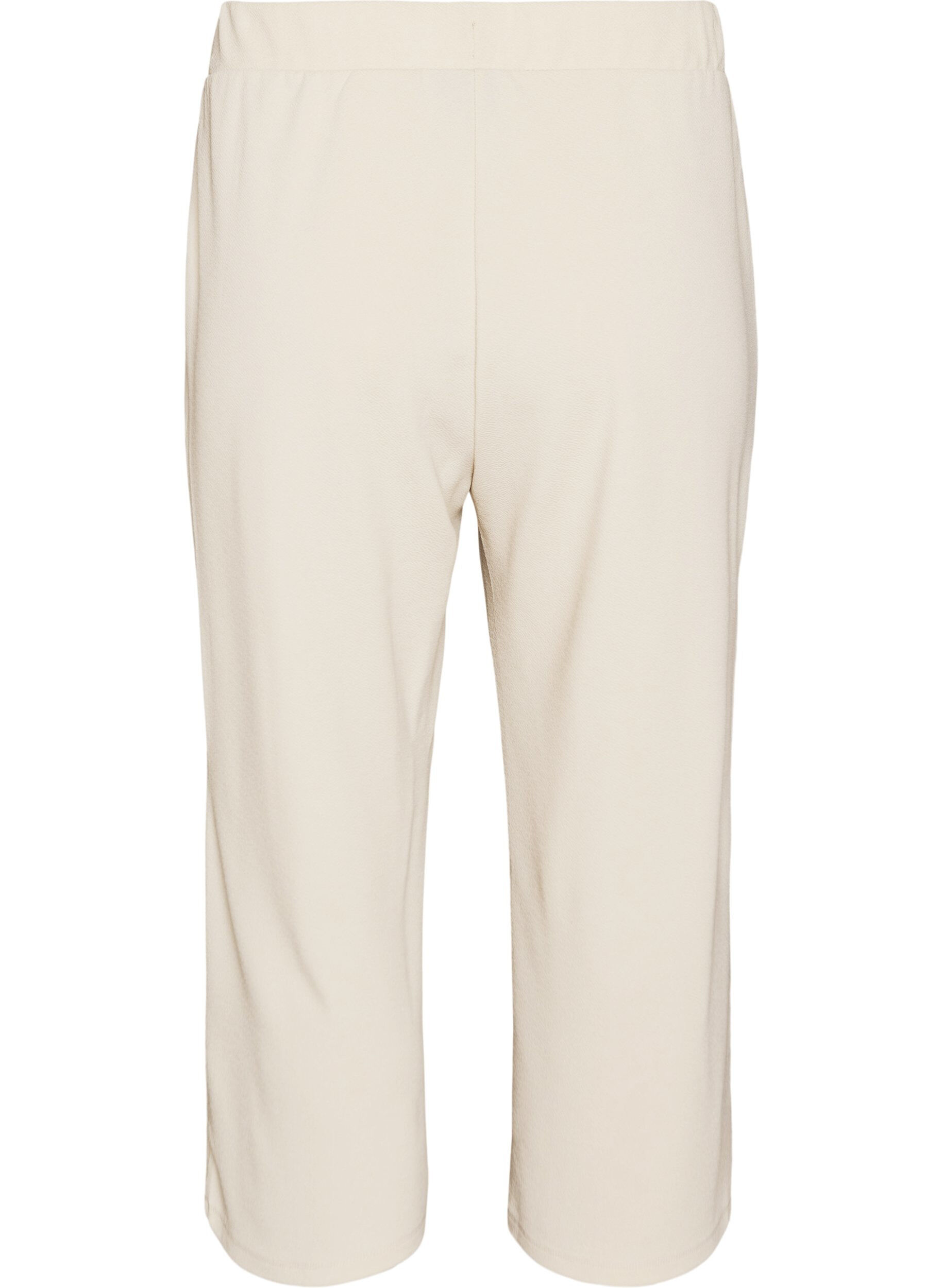 ZizziL&oslash;se bukser med 7/8 l&aelig;ngde, Beige, Packshot image number 1