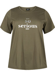 FLASH - T-shirt med motiv, Ivy Green