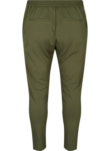 Cropped bukser med lommer, Forest Night, Packshot image number 1