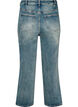 Kiana straight fit jeans med let slidt look, Bl&aring;, Packshot image number 1