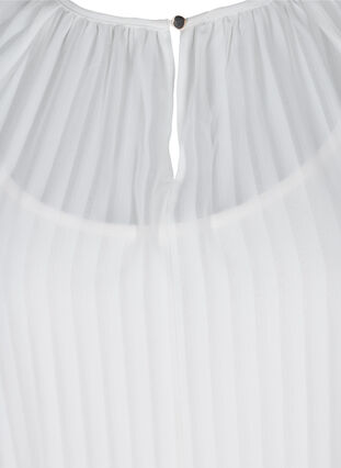 Tunika med rund hals og 7/8 ærmer, White, Packshot image number 2