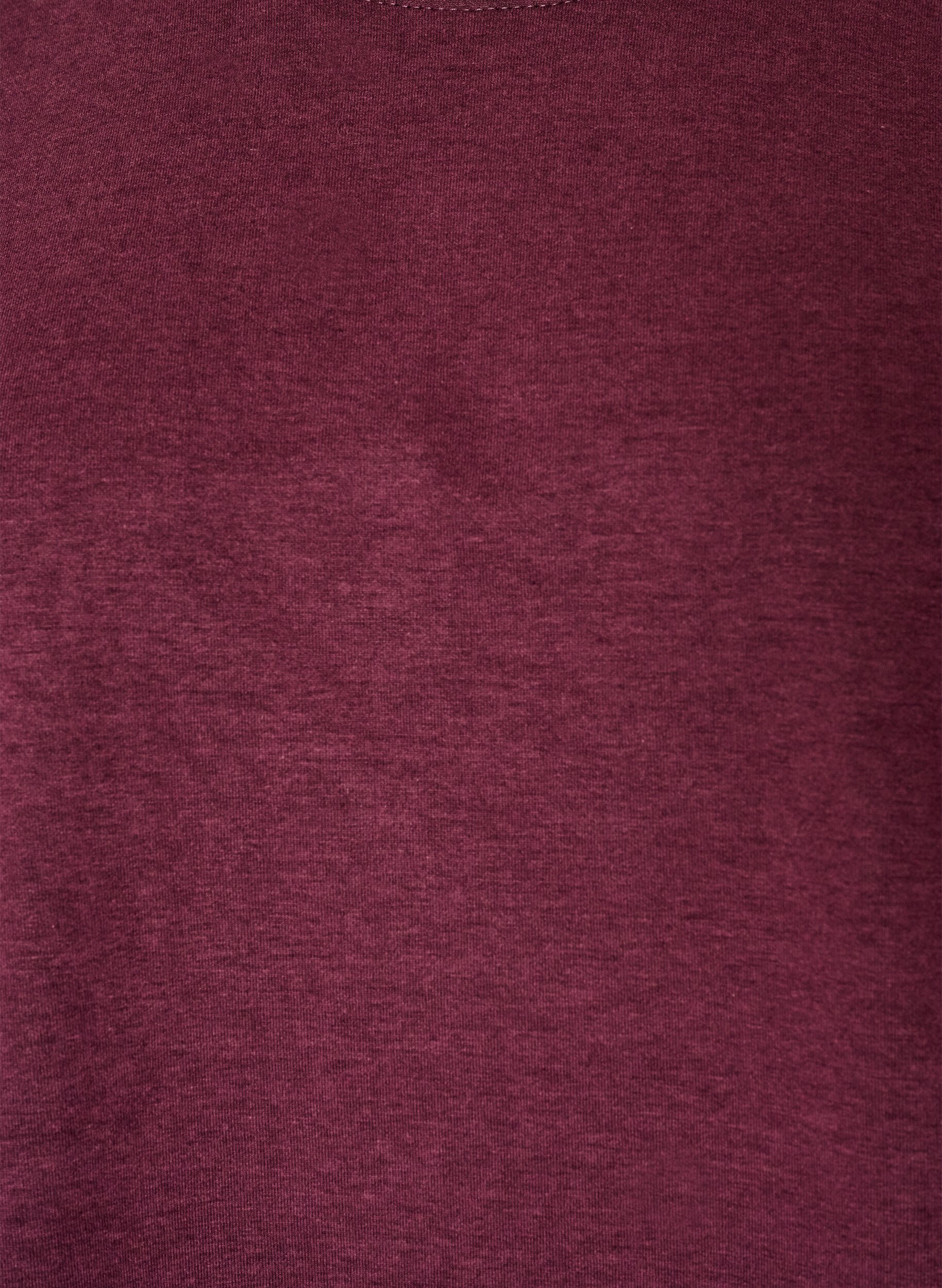 ZizziSweatshirt med rund hals, R&oslash;d, Packshot image number 2