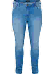 Slim fit Emily jeans med normal talje, Light blue