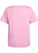 Kort&aelig;rmet basis t-shirt med v-hals, Lyser&oslash;d, Packshot image number 1