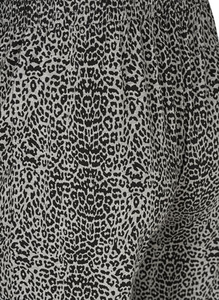 Bomulds natbukser med leopardprint, Leo AOP, Packshot image number 3