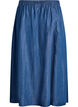 Maxinederdel i lyocell med denimlook, Bl&aring;, Packshot image number 1